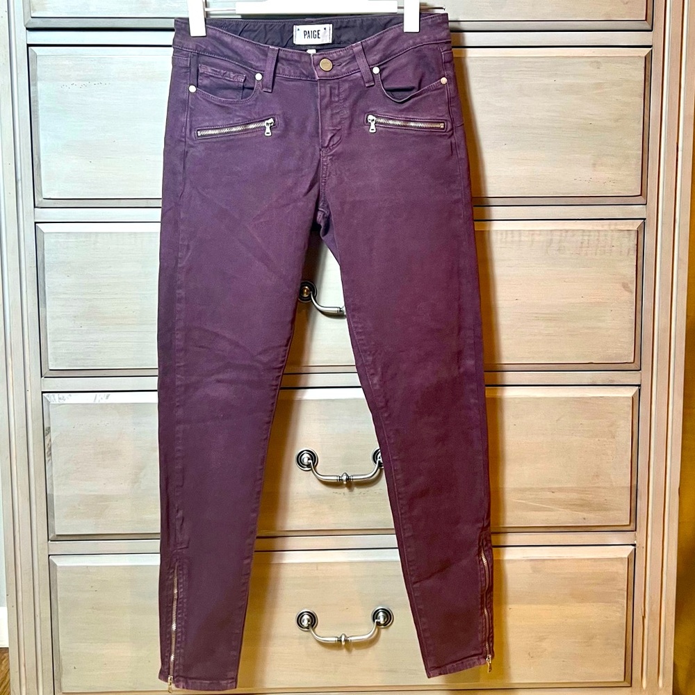 Paige Jane Zip Skinny Jeans